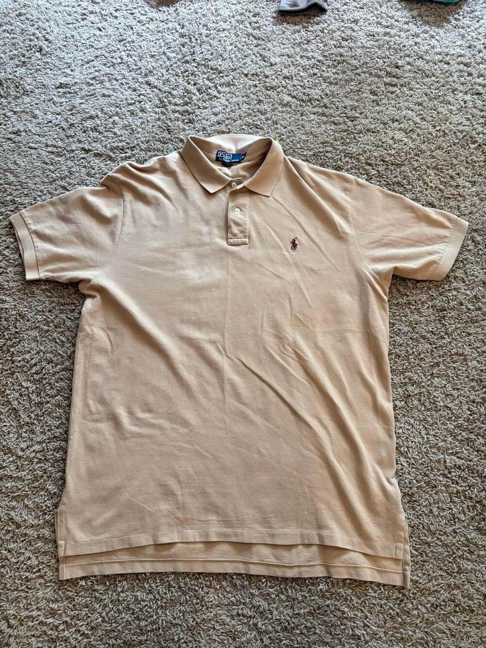 Polo Ralph Lauren Polo Shirt XL Tan Cotton
